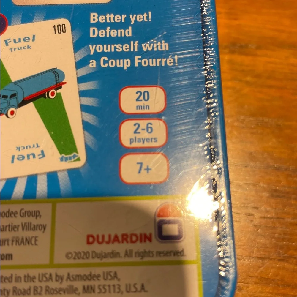 Mille Bornes classic racing card game